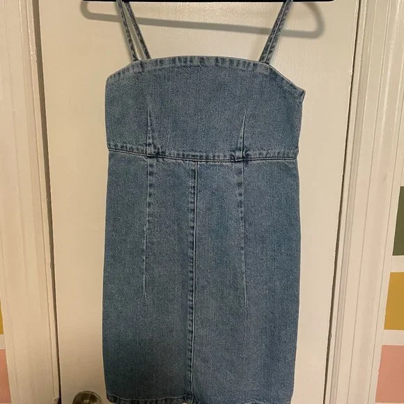 Topshop | Dresses | Topshop Denim Mini Dress | Poshmark Topshop | Dresses | Topshop Denim Mini Dress | Poshmark
